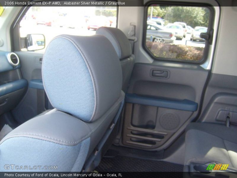 Alabaster Silver Metallic / Gray/Blue 2006 Honda Element EX-P AWD