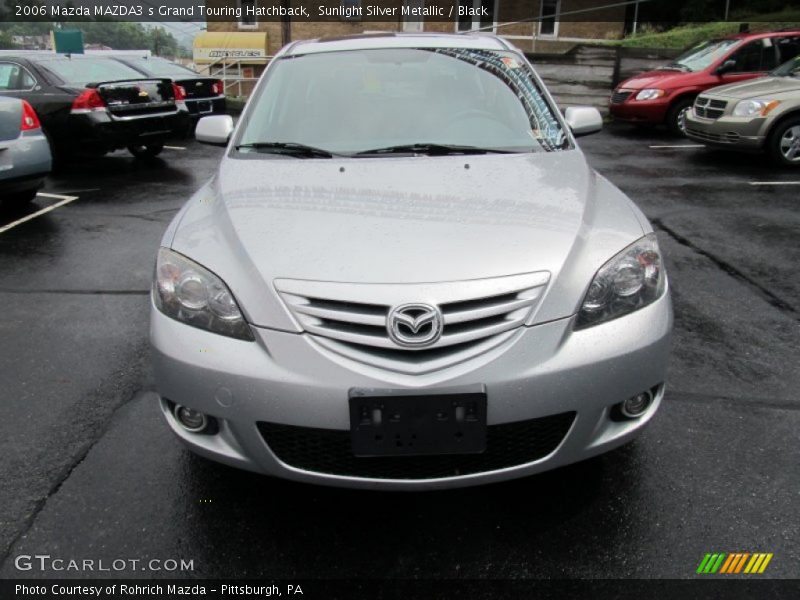 Sunlight Silver Metallic / Black 2006 Mazda MAZDA3 s Grand Touring Hatchback