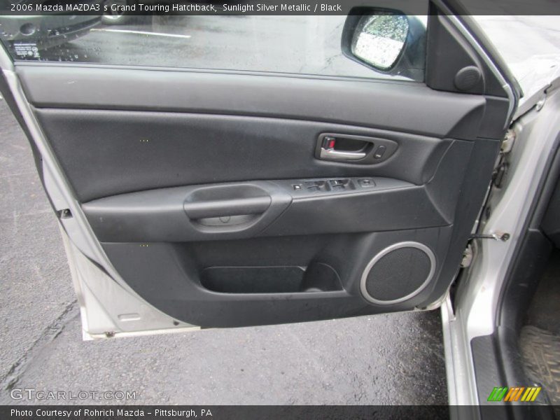 Sunlight Silver Metallic / Black 2006 Mazda MAZDA3 s Grand Touring Hatchback