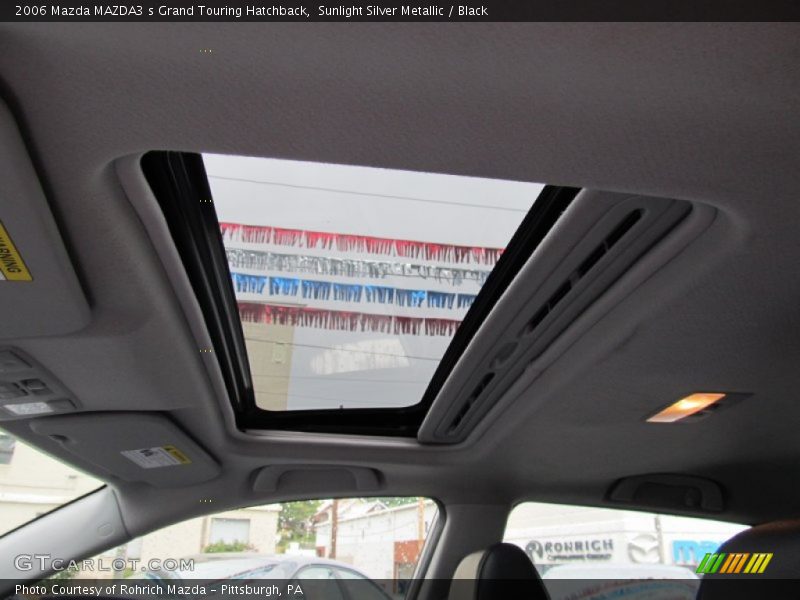 Sunlight Silver Metallic / Black 2006 Mazda MAZDA3 s Grand Touring Hatchback