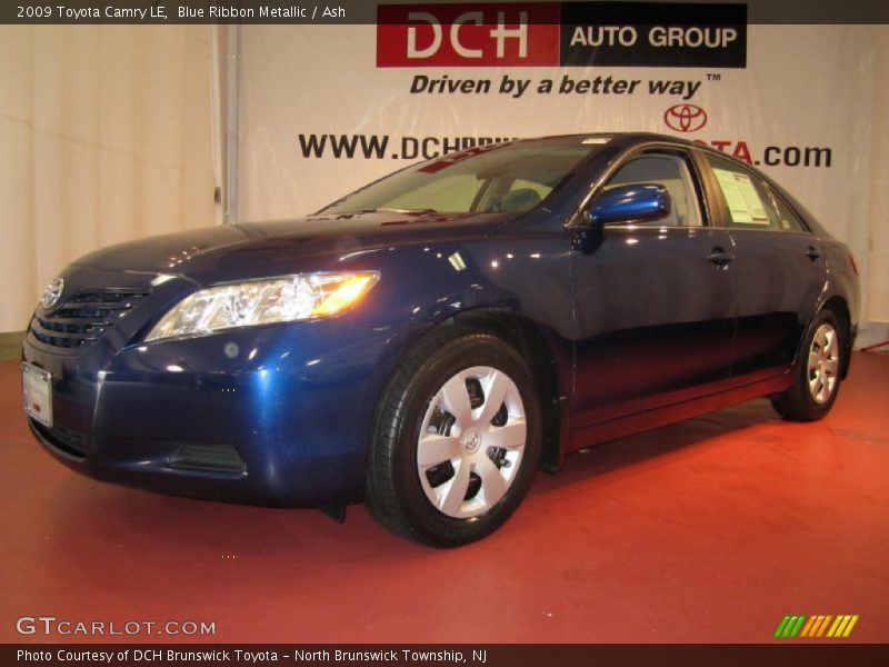 Blue Ribbon Metallic / Ash 2009 Toyota Camry LE