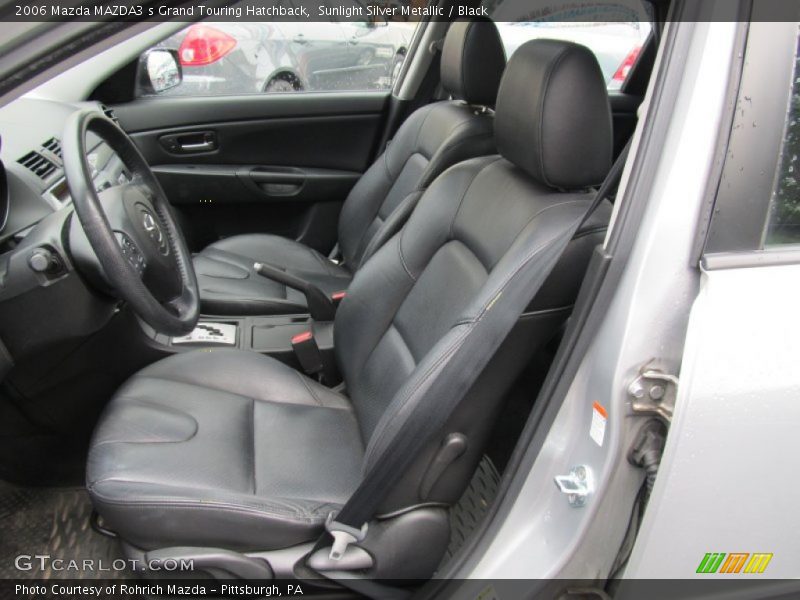 Sunlight Silver Metallic / Black 2006 Mazda MAZDA3 s Grand Touring Hatchback