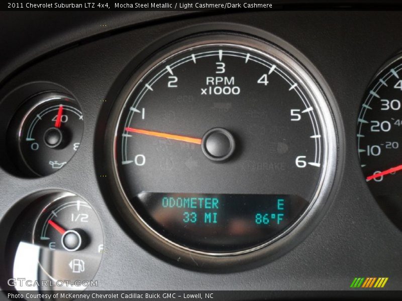 Mocha Steel Metallic / Light Cashmere/Dark Cashmere 2011 Chevrolet Suburban LTZ 4x4