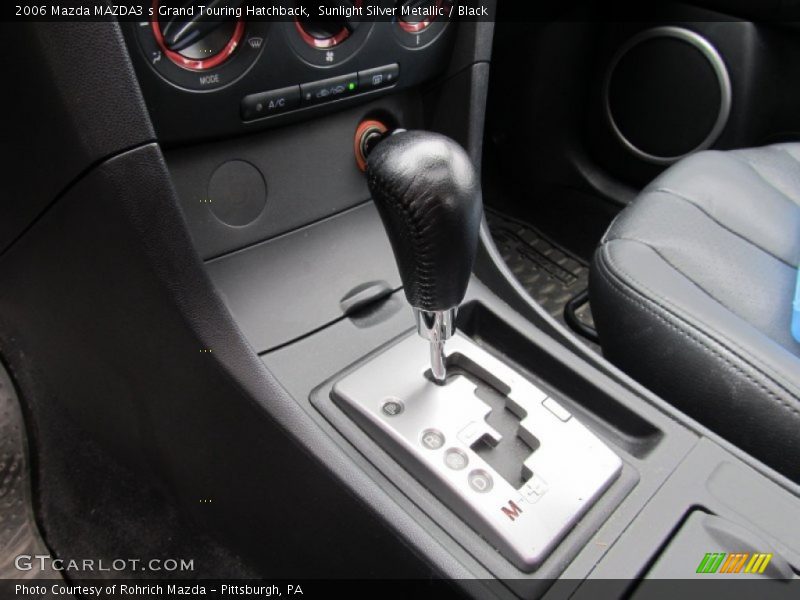 Sunlight Silver Metallic / Black 2006 Mazda MAZDA3 s Grand Touring Hatchback