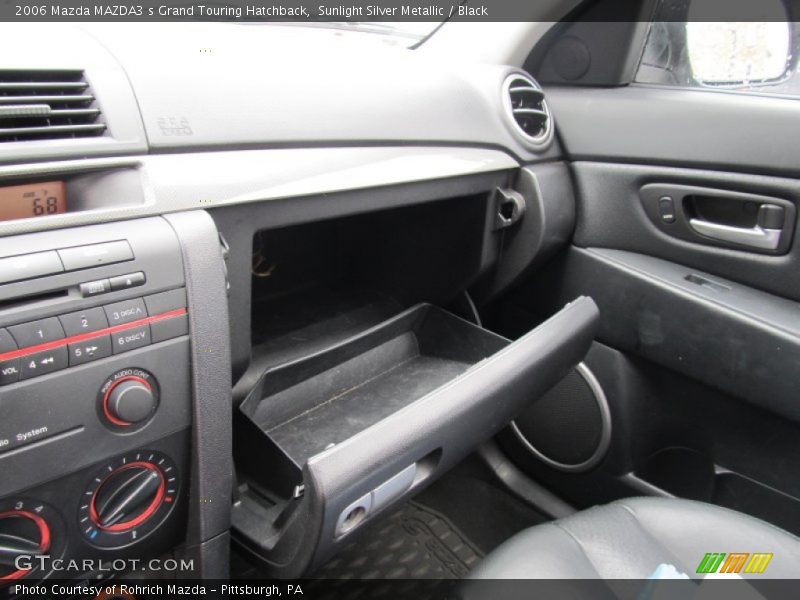 Sunlight Silver Metallic / Black 2006 Mazda MAZDA3 s Grand Touring Hatchback