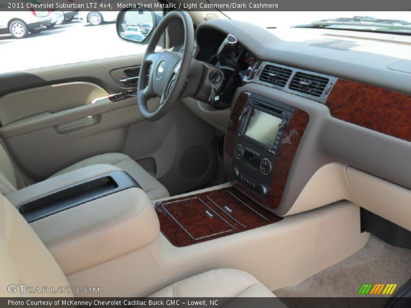 Mocha Steel Metallic / Light Cashmere/Dark Cashmere 2011 Chevrolet Suburban LTZ 4x4