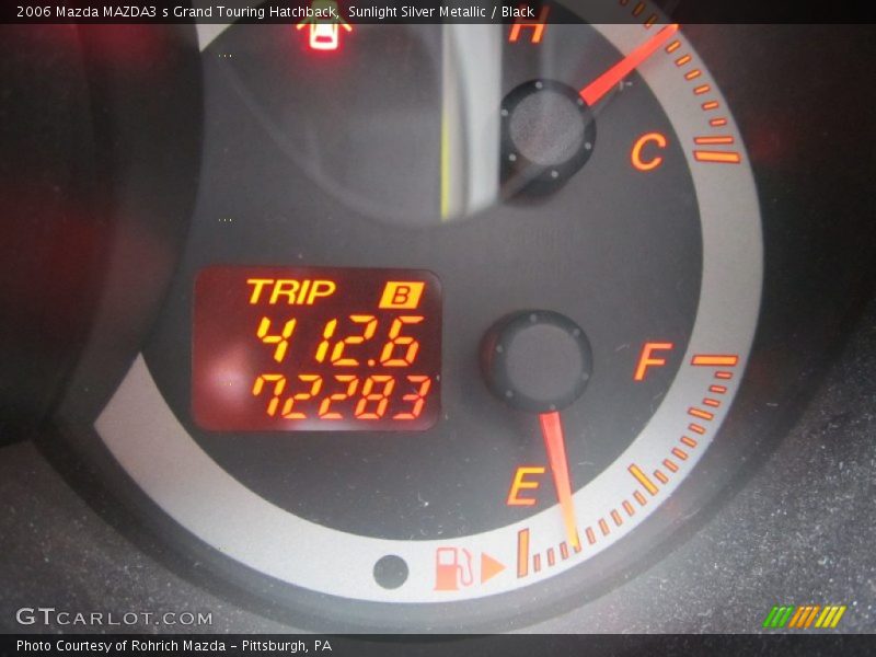 Sunlight Silver Metallic / Black 2006 Mazda MAZDA3 s Grand Touring Hatchback