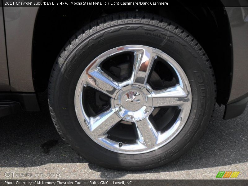 Mocha Steel Metallic / Light Cashmere/Dark Cashmere 2011 Chevrolet Suburban LTZ 4x4