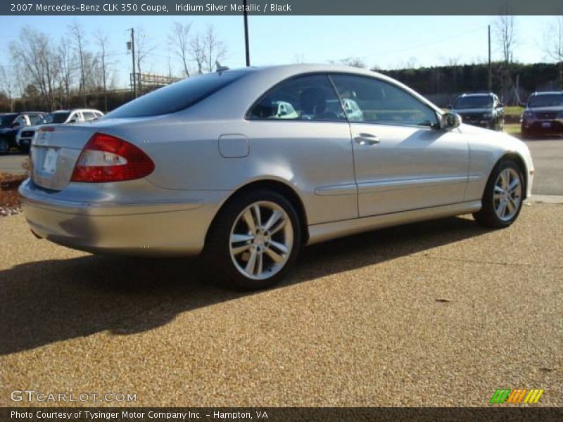 Iridium Silver Metallic / Black 2007 Mercedes-Benz CLK 350 Coupe