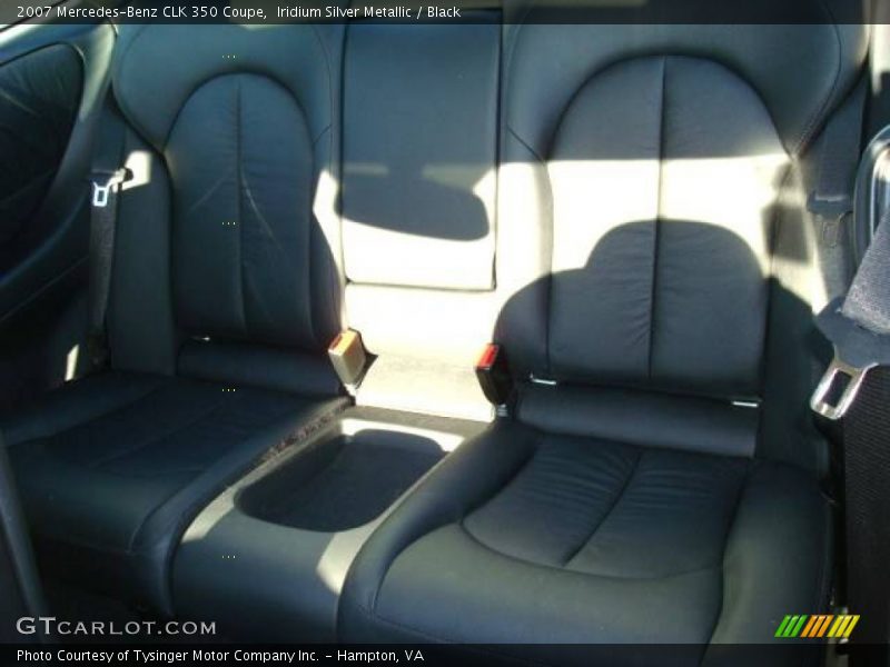 Iridium Silver Metallic / Black 2007 Mercedes-Benz CLK 350 Coupe