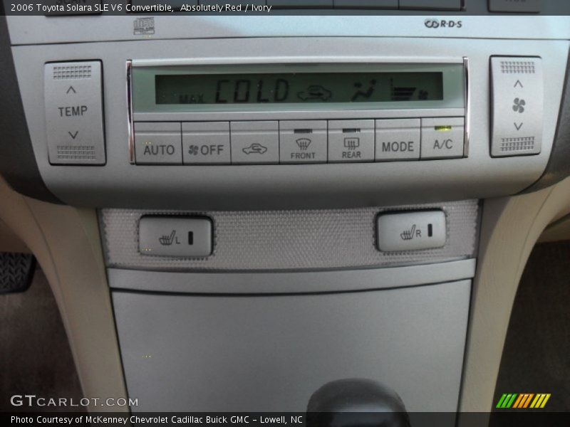 Absolutely Red / Ivory 2006 Toyota Solara SLE V6 Convertible