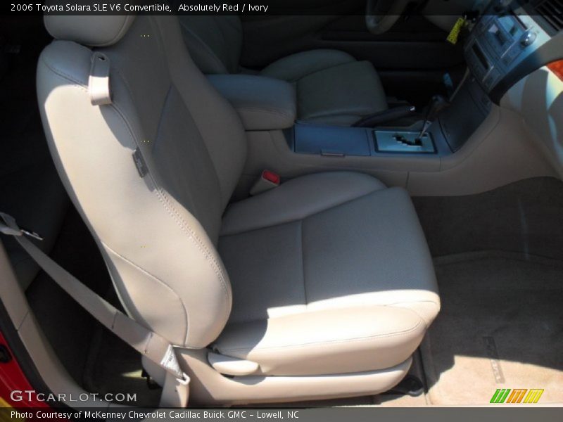 Absolutely Red / Ivory 2006 Toyota Solara SLE V6 Convertible