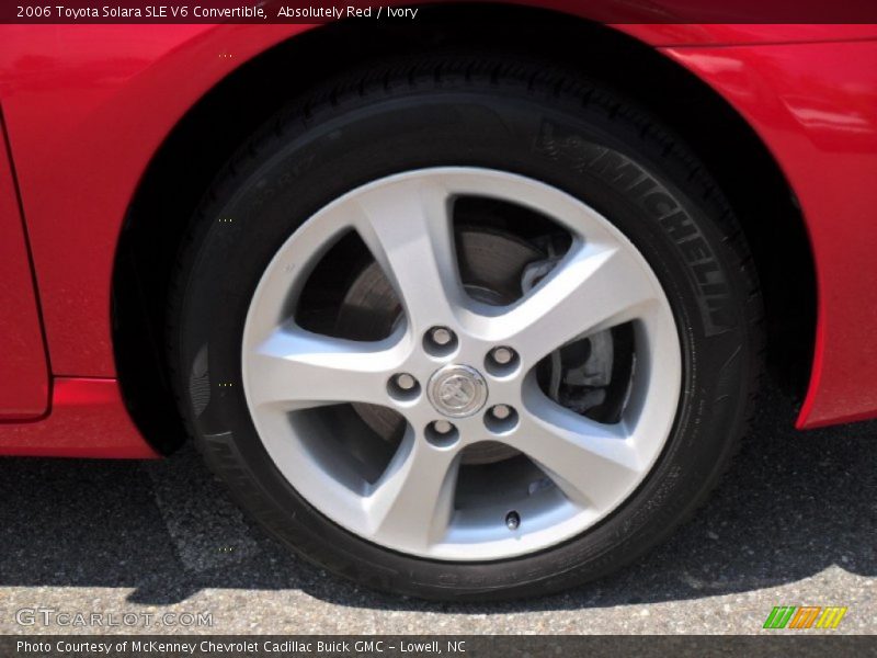 Absolutely Red / Ivory 2006 Toyota Solara SLE V6 Convertible