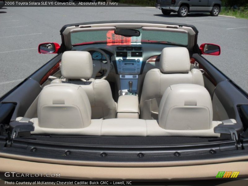Absolutely Red / Ivory 2006 Toyota Solara SLE V6 Convertible
