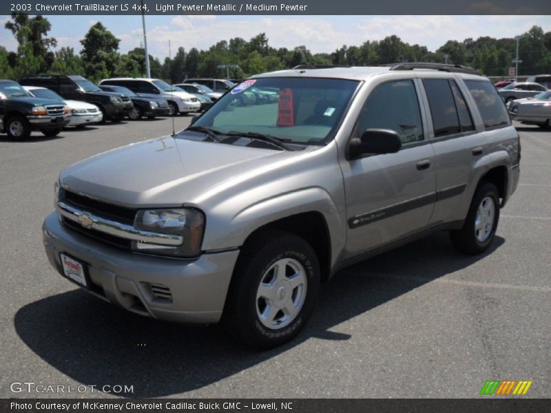 Light Pewter Metallic / Medium Pewter 2003 Chevrolet TrailBlazer LS 4x4