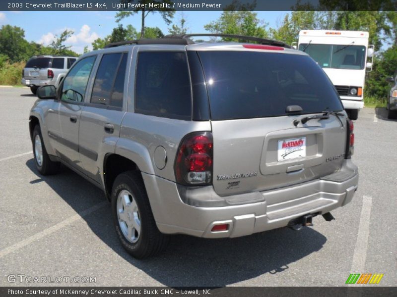 Light Pewter Metallic / Medium Pewter 2003 Chevrolet TrailBlazer LS 4x4