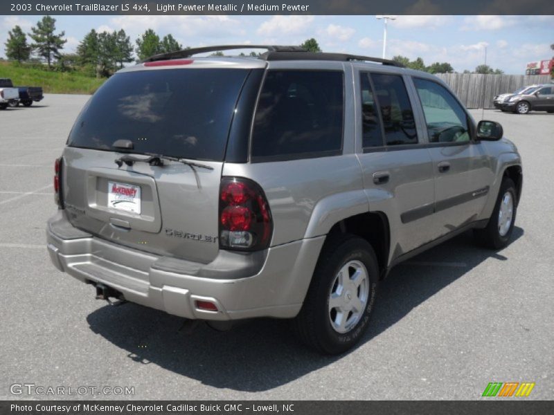 Light Pewter Metallic / Medium Pewter 2003 Chevrolet TrailBlazer LS 4x4