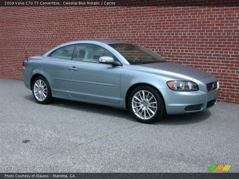 Celestial Blue Metallic / Calcite 2009 Volvo C70 T5 Convertible