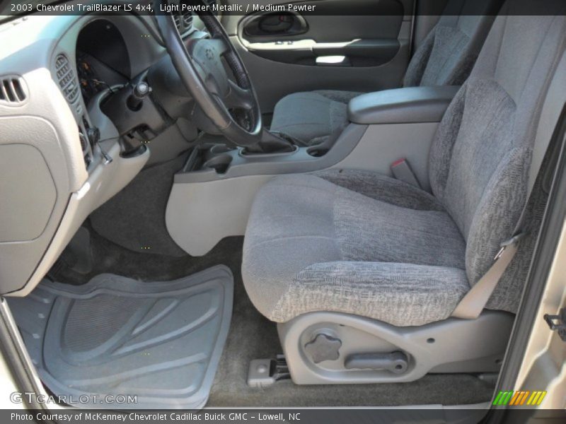 Light Pewter Metallic / Medium Pewter 2003 Chevrolet TrailBlazer LS 4x4