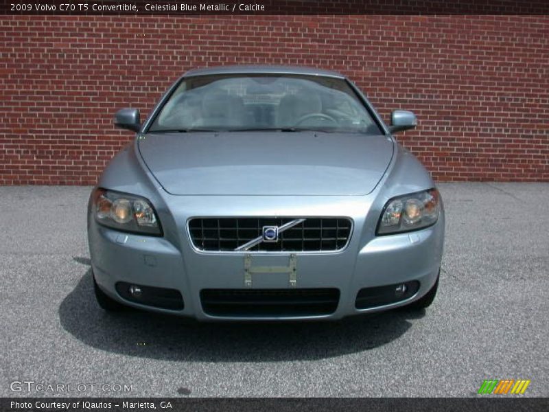Celestial Blue Metallic / Calcite 2009 Volvo C70 T5 Convertible
