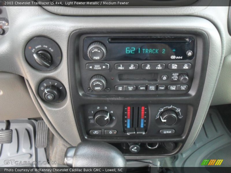 Light Pewter Metallic / Medium Pewter 2003 Chevrolet TrailBlazer LS 4x4