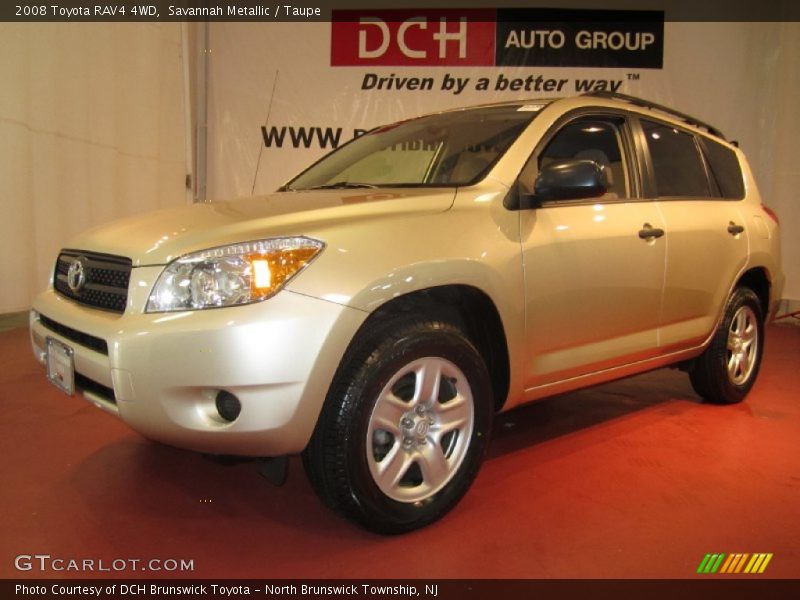 Savannah Metallic / Taupe 2008 Toyota RAV4 4WD