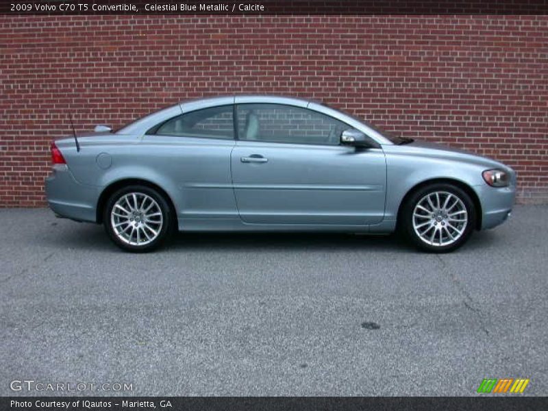 Celestial Blue Metallic / Calcite 2009 Volvo C70 T5 Convertible