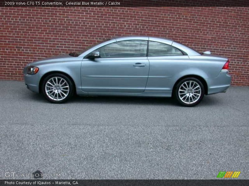 Celestial Blue Metallic / Calcite 2009 Volvo C70 T5 Convertible