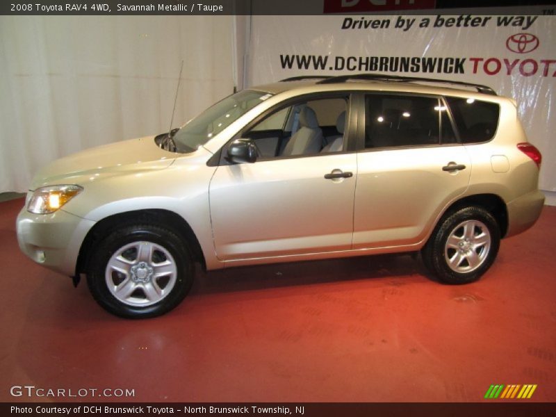 Savannah Metallic / Taupe 2008 Toyota RAV4 4WD