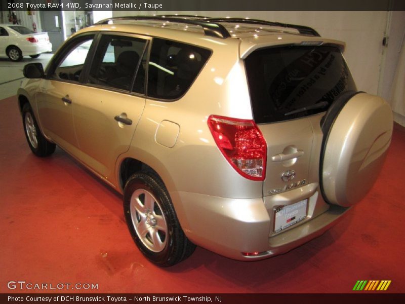 Savannah Metallic / Taupe 2008 Toyota RAV4 4WD