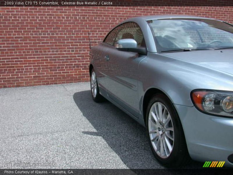 Celestial Blue Metallic / Calcite 2009 Volvo C70 T5 Convertible