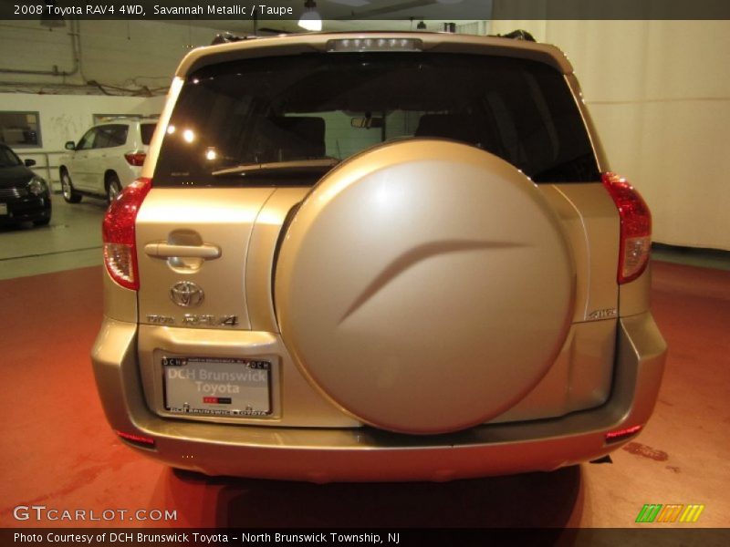 Savannah Metallic / Taupe 2008 Toyota RAV4 4WD