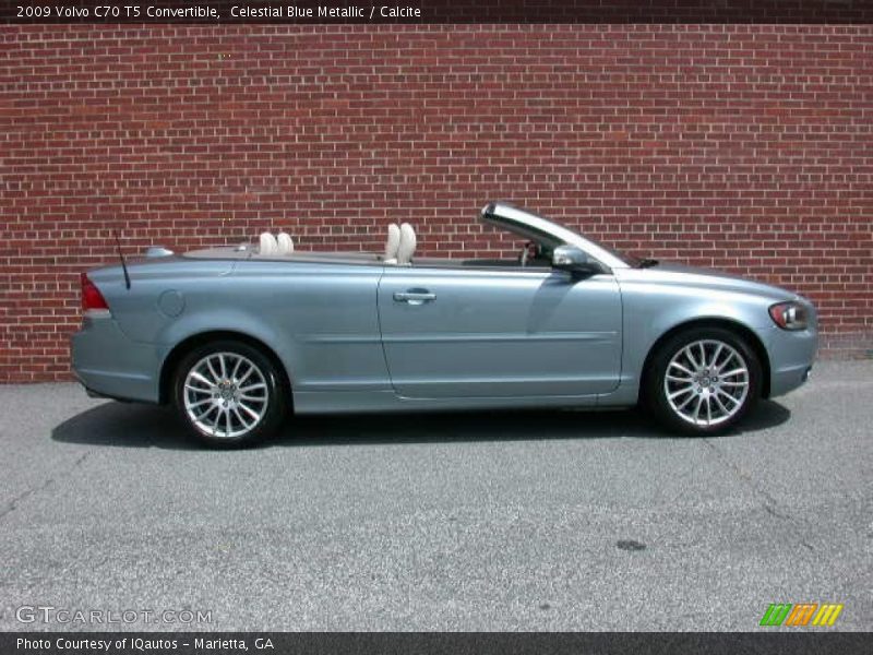 Celestial Blue Metallic / Calcite 2009 Volvo C70 T5 Convertible