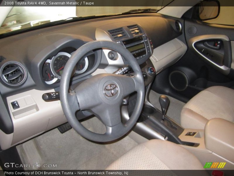 Savannah Metallic / Taupe 2008 Toyota RAV4 4WD