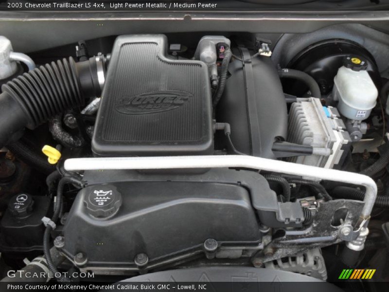 Light Pewter Metallic / Medium Pewter 2003 Chevrolet TrailBlazer LS 4x4