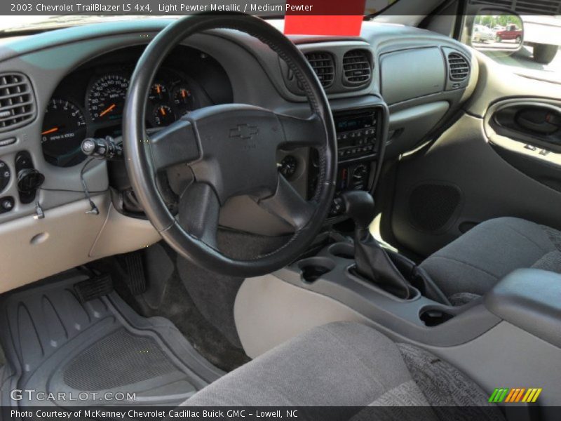 Light Pewter Metallic / Medium Pewter 2003 Chevrolet TrailBlazer LS 4x4