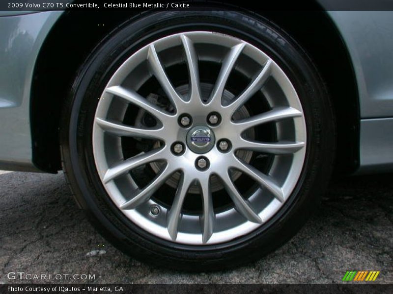 Celestial Blue Metallic / Calcite 2009 Volvo C70 T5 Convertible