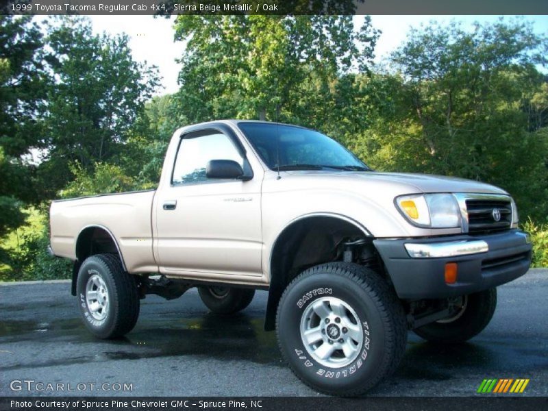Front 3/4 View of 1999 Tacoma Regular Cab 4x4