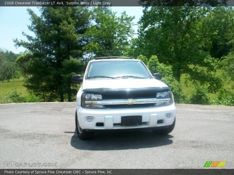 Summit White / Light Gray 2008 Chevrolet TrailBlazer LT 4x4
