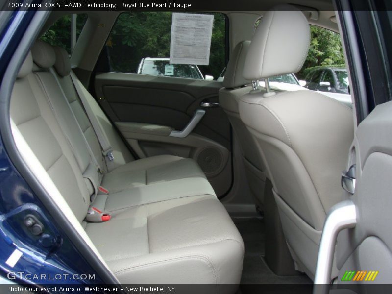 Royal Blue Pearl / Taupe 2009 Acura RDX SH-AWD Technology