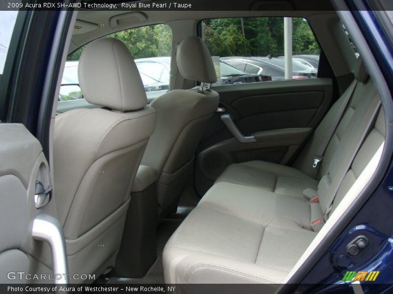 Royal Blue Pearl / Taupe 2009 Acura RDX SH-AWD Technology