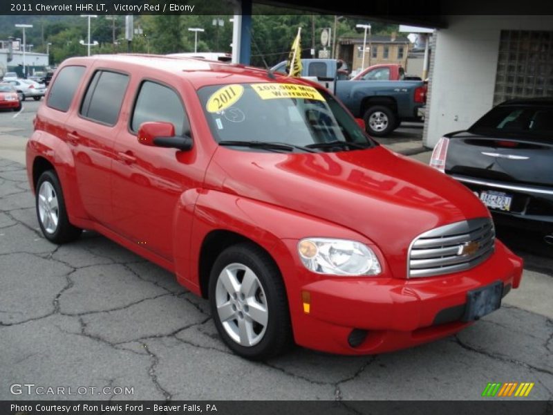 Victory Red / Ebony 2011 Chevrolet HHR LT