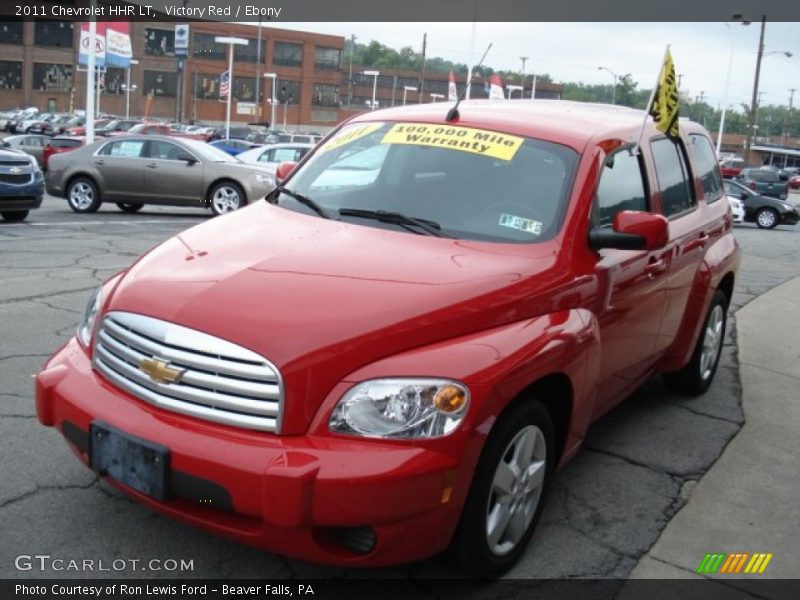 Victory Red / Ebony 2011 Chevrolet HHR LT