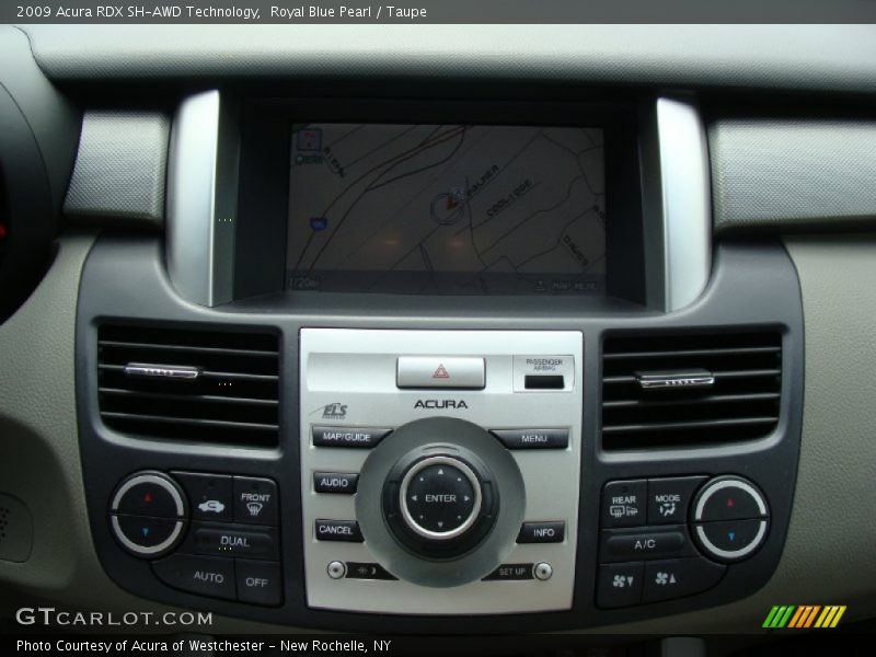 Royal Blue Pearl / Taupe 2009 Acura RDX SH-AWD Technology