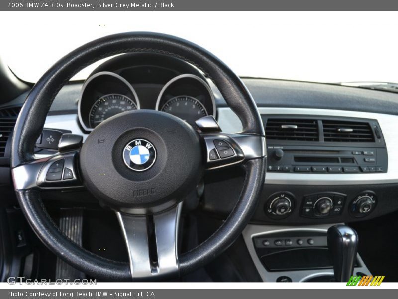 Silver Grey Metallic / Black 2006 BMW Z4 3.0si Roadster