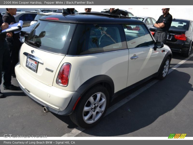 Pepper White / Black/Panther Black 2006 Mini Cooper Hardtop