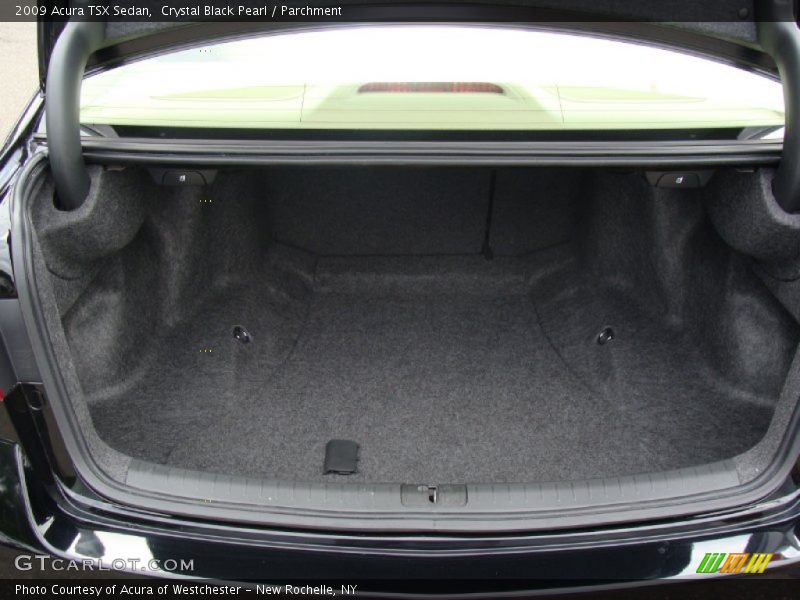 Crystal Black Pearl / Parchment 2009 Acura TSX Sedan