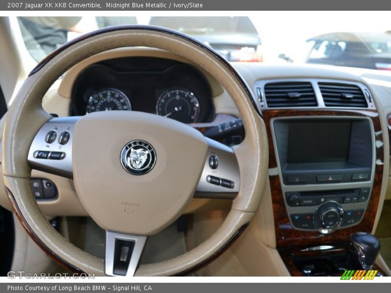 Midnight Blue Metallic / Ivory/Slate 2007 Jaguar XK XK8 Convertible