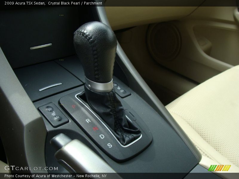 Crystal Black Pearl / Parchment 2009 Acura TSX Sedan
