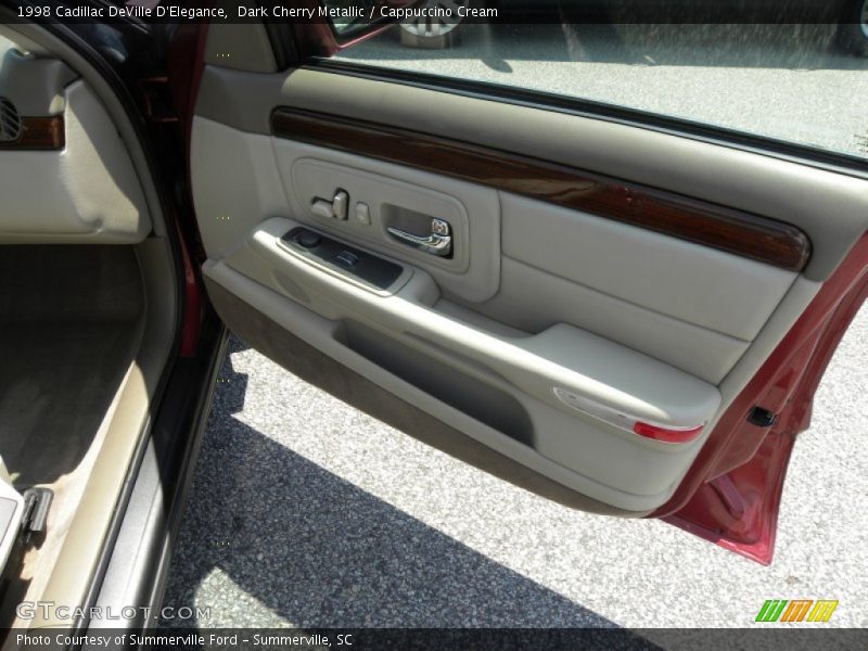 Dark Cherry Metallic / Cappuccino Cream 1998 Cadillac DeVille D'Elegance